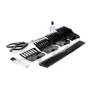 Tondeuse à Cheveux Techwood Rouge à Cordon, Lame Inox & Kit Complet Coiffure – TT-625