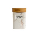 Ensemble de 7 pots à épices en Céramique Marbre Avec Support