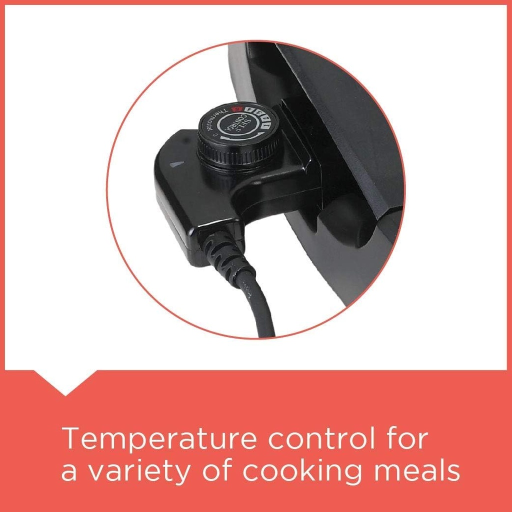 Black & Decker Barbecue électrique avec couvercle - 2200W