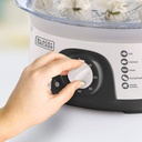 Black & Decker Cuiseur vapeur 775W 10L – Blanc