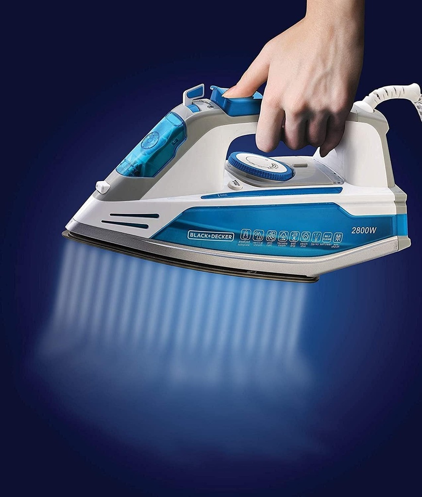 Black & Decker Fer à repasser Vapeur - 2800W