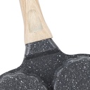Poêle Granite Œufs Et Pancakes 4 Trou Noir