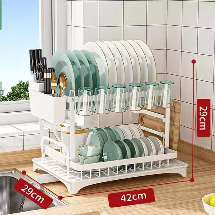 Egoutoire Vaisselle Cuisine Blanc