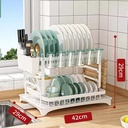 Egoutoire Vaisselle Cuisine Blanc