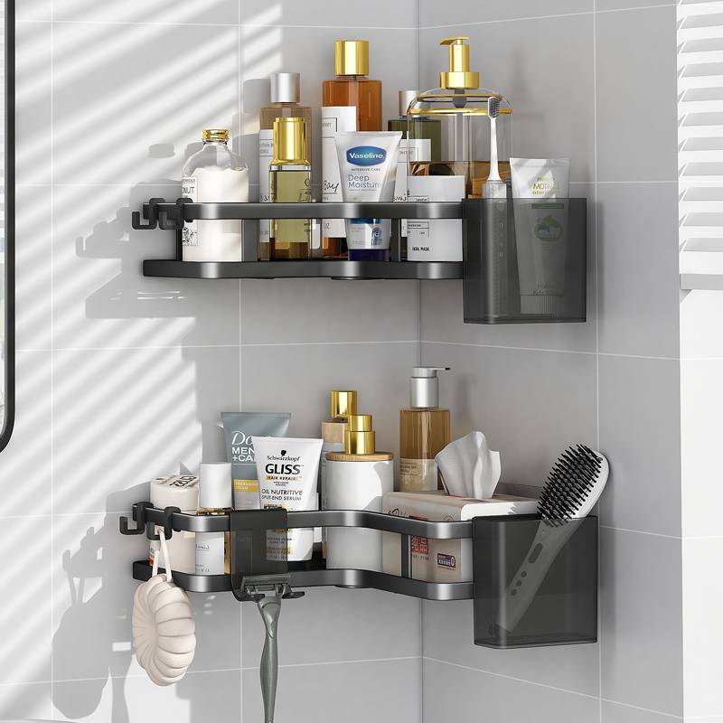 Etagère de Rangement D'angle de Salle de Bain