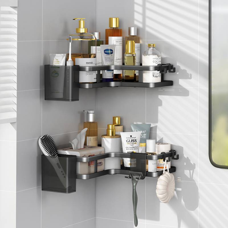 Etagère de Rangement D'angle de Salle de Bain