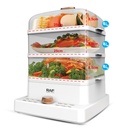 Cuiseur Vapeur RAF 12L 3 Paniers Amovibles 1200W