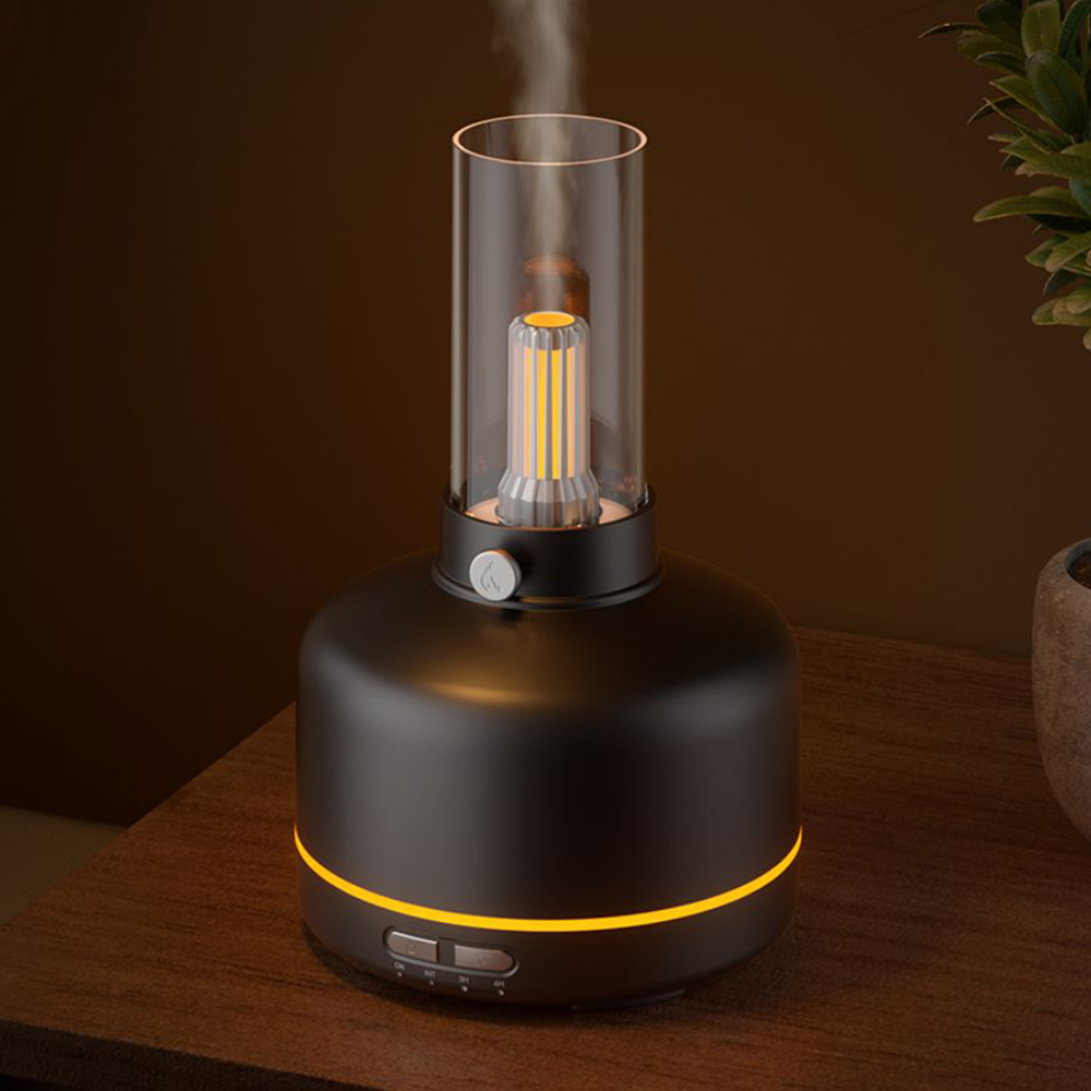 Diffuseur d'arôme Électrique D'Huiles Essentielles Noir