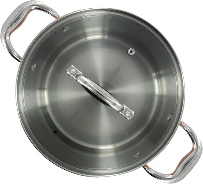 Couscoussier inox et Granite Golden House 24 cm - Effet Cuivre
