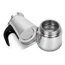 Cafetière En Acier Inoxydable 9 Tasses Argent