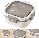 Lunch Box Isotherme carré 1200 ml Blanc