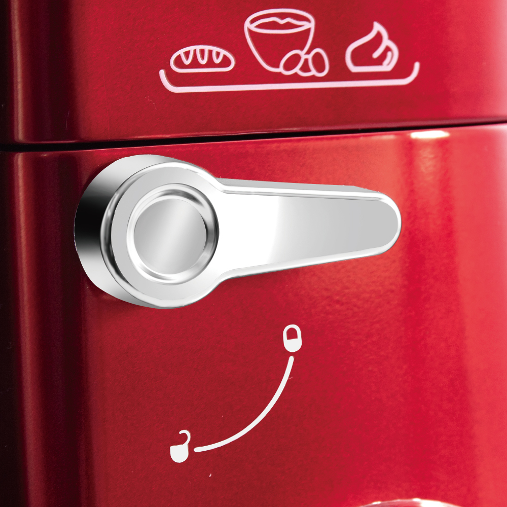 Robot Pétrin Lexical 1500W 8,5L Rouge