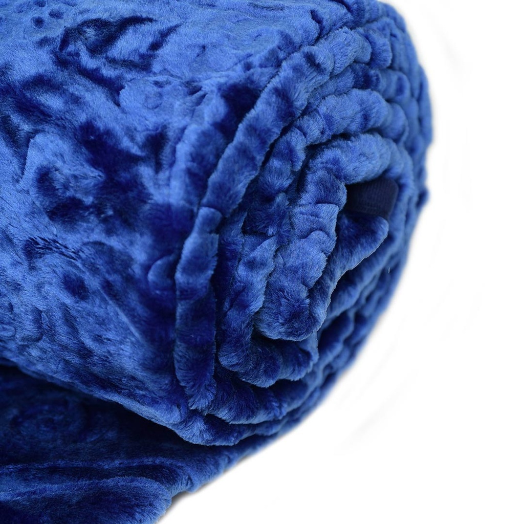 Couverture 1 Places 160/220 Dolce Vita - 3kg-M10 Bleu