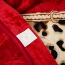 Couverture 2 Places 220/240 Dolce Vita - 4kg-M2 Tigre Rouge