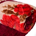 Couverture 2 Places 220/240 Dolce Vita - 4kg-M3 Fleur Rouge