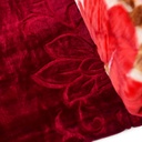 Couverture 2 Places 220/240 Dolce Vita - 4kg-M3 Fleur Rouge