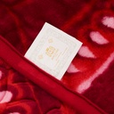 Couverture 2 Places 220/240 Dolce Vita - 4kg-M3 Fleur Rouge