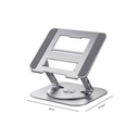 Support PC Portable Pliable En Aluminium  Rotatif 360°