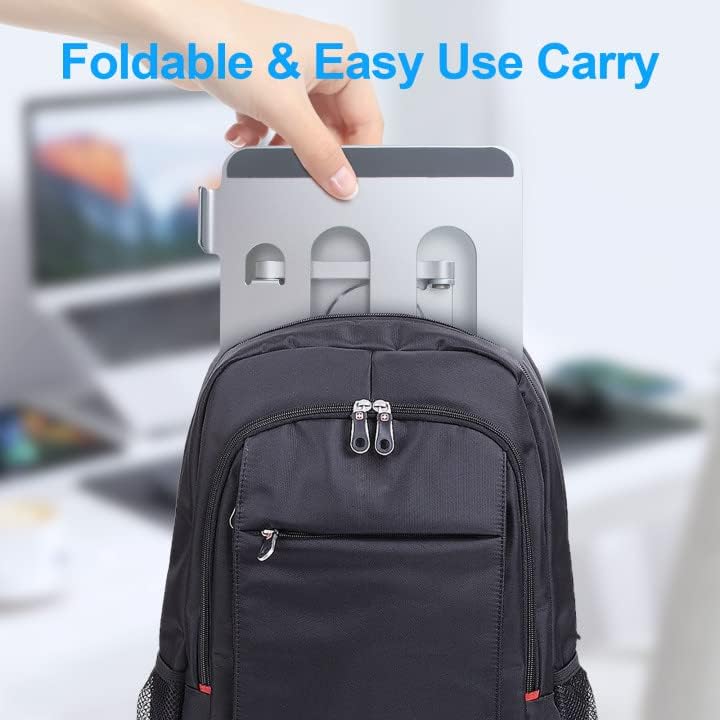 Support PC Portable Pliable En Aluminium  Rotatif 360°