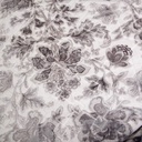 Couverture 2 Places 220/240 Dolce Vita - 4kg-M13 Fleur Gris