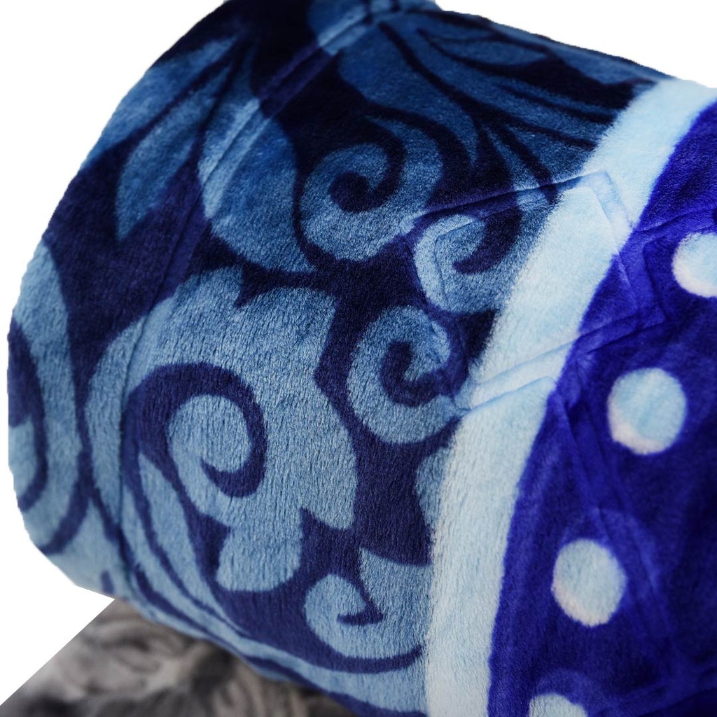 Couverture 2 Places 220/240 Dolce Vita - 4kg-M8 Bleu / Bleu Ciel