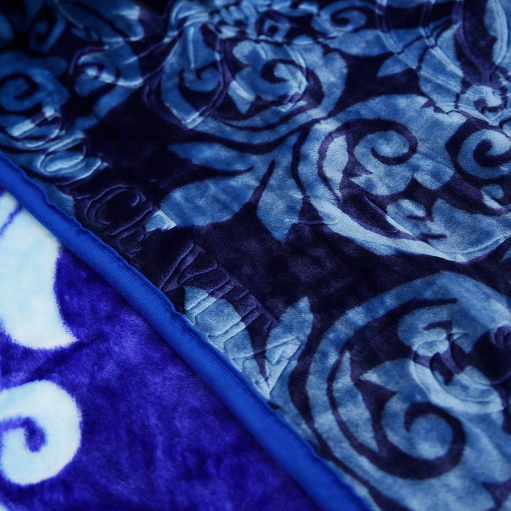 Couverture 2 Places 220/240 Dolce Vita - 4kg-M8 Bleu / Bleu Ciel