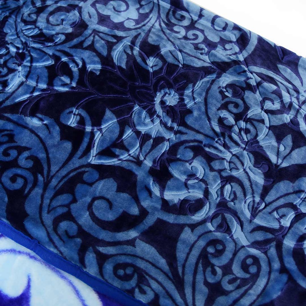 Couverture 2 Places 220/240 Dolce Vita - 4kg-M8 Bleu / Bleu Ciel