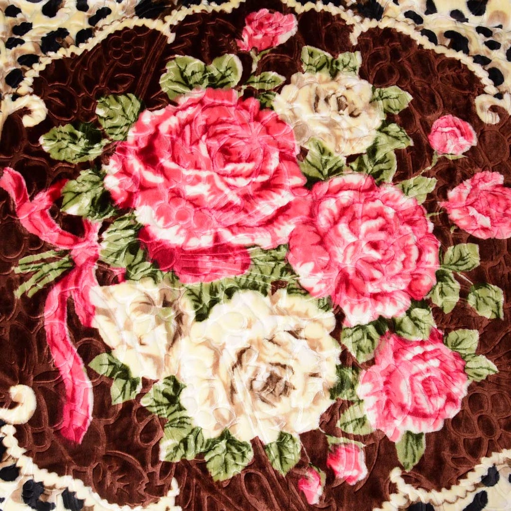 Couverture 2 Places 220/240 Dolce Vita - 4kg-M22 Tigre Marron