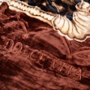 Couverture 2 Places 220/240 Dolce Vita - 4kg-M22 Tigre Marron