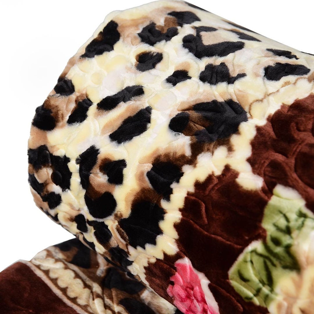 Couverture 2 Places 220/240 Dolce Vita - 4kg-M22 Tigre Marron