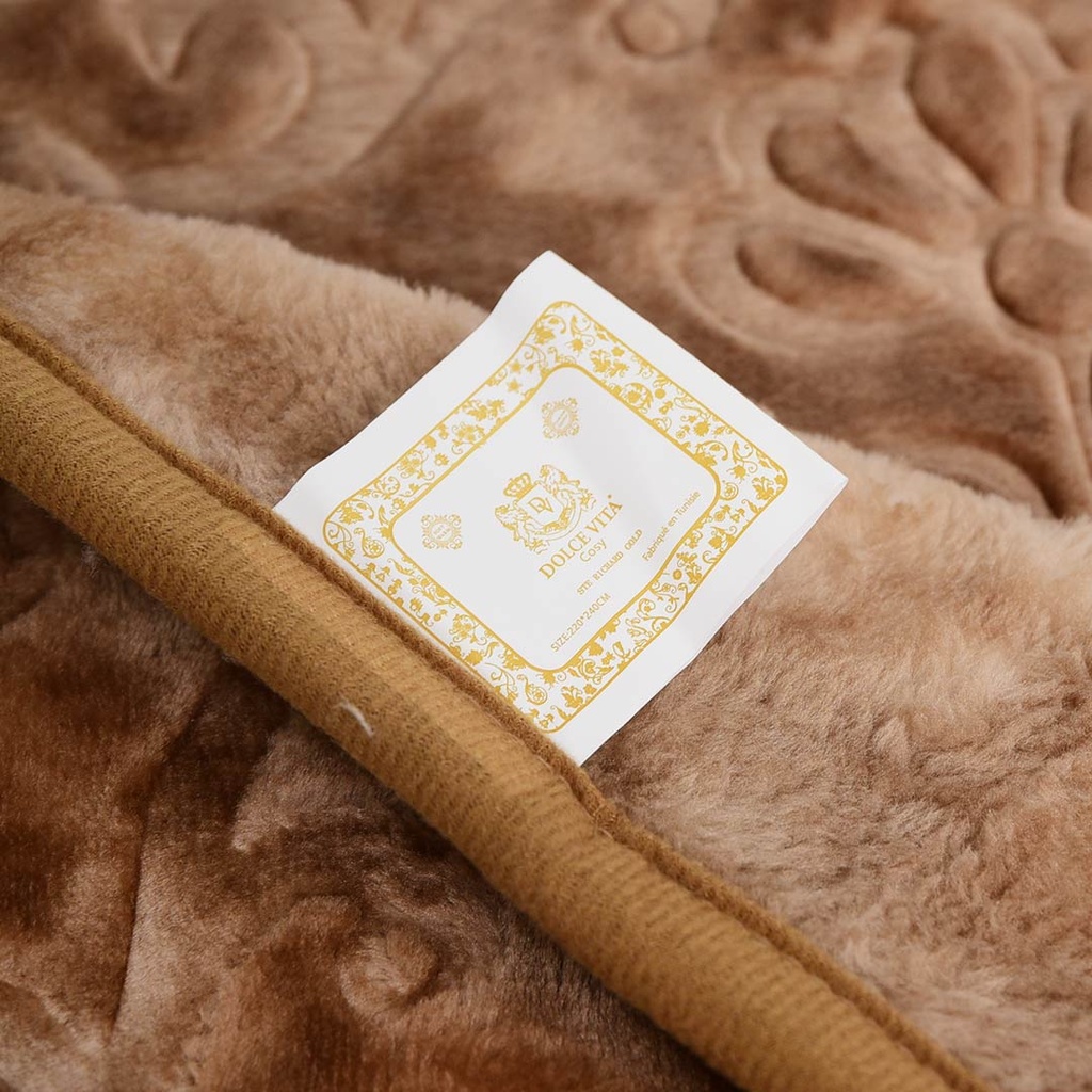 Couverture 2 Places 220/240 Dolce Vita - 4kg-M14 Grége