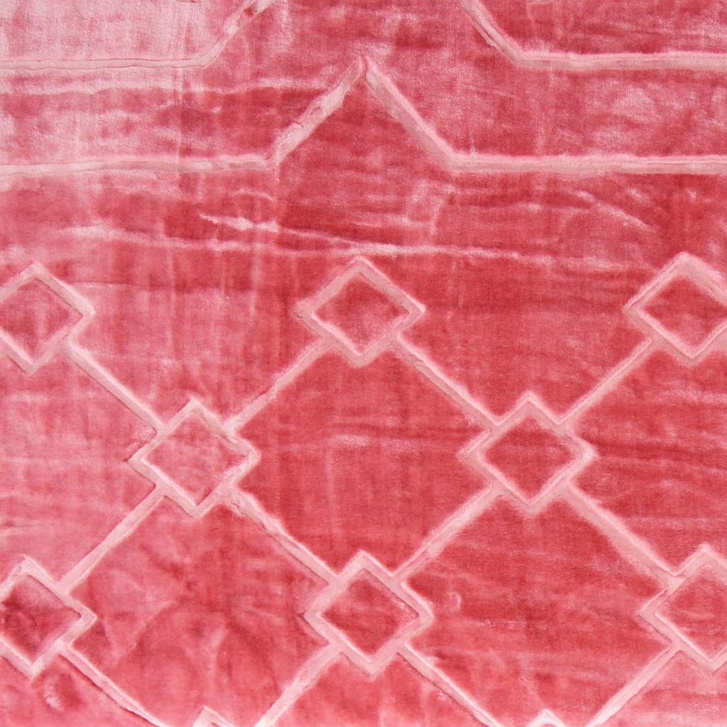 Couverture 2 Places 220/240 Dolce Vita -M10 Rose Foncé