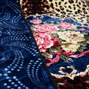 Couverture 2 Places 220/240 Dolce Vita -M9 Tigre Bleu