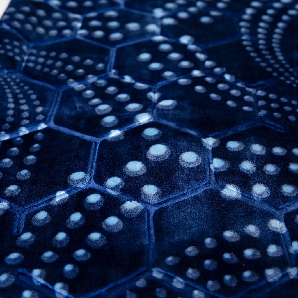 Couverture 2 Places 220/240 Dolce Vita -M9 Tigre Bleu