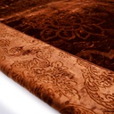 Couverture 2 Places 220/240 Dolce Vita Doubles Faces-M7 Miel