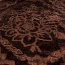 Couverture 2 Places 220/240 Dolce Vita Doubles Faces -M1 Marron