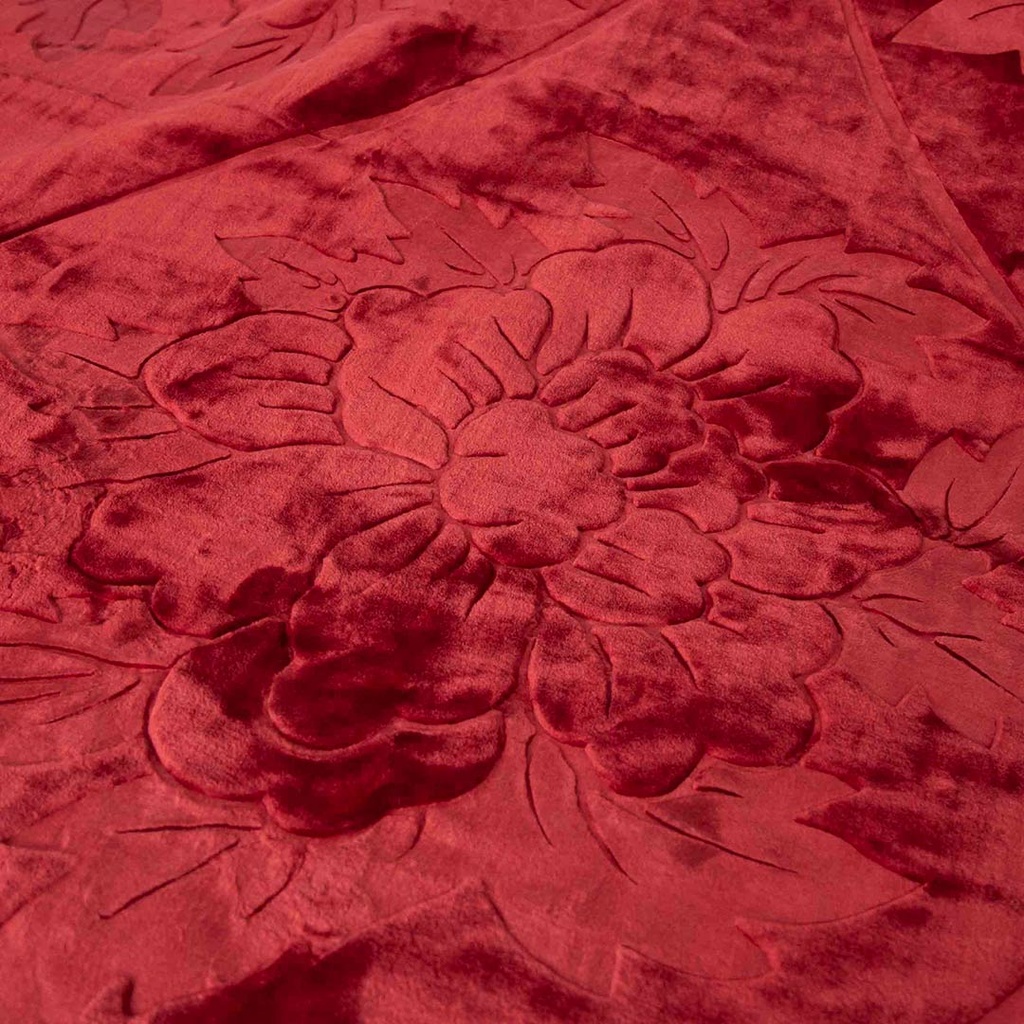 Couverture 2 Places 220/240 Dolce Vita -M10 Rouge