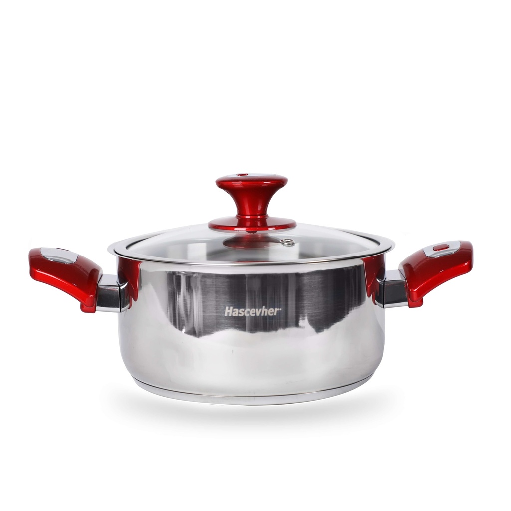 Batterie de Cuisine 26 Pièces Inox Hascevher 