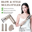 Coffret Brosse Soufflante 5 En 1 Florence 1000W - 38000RPM Beige