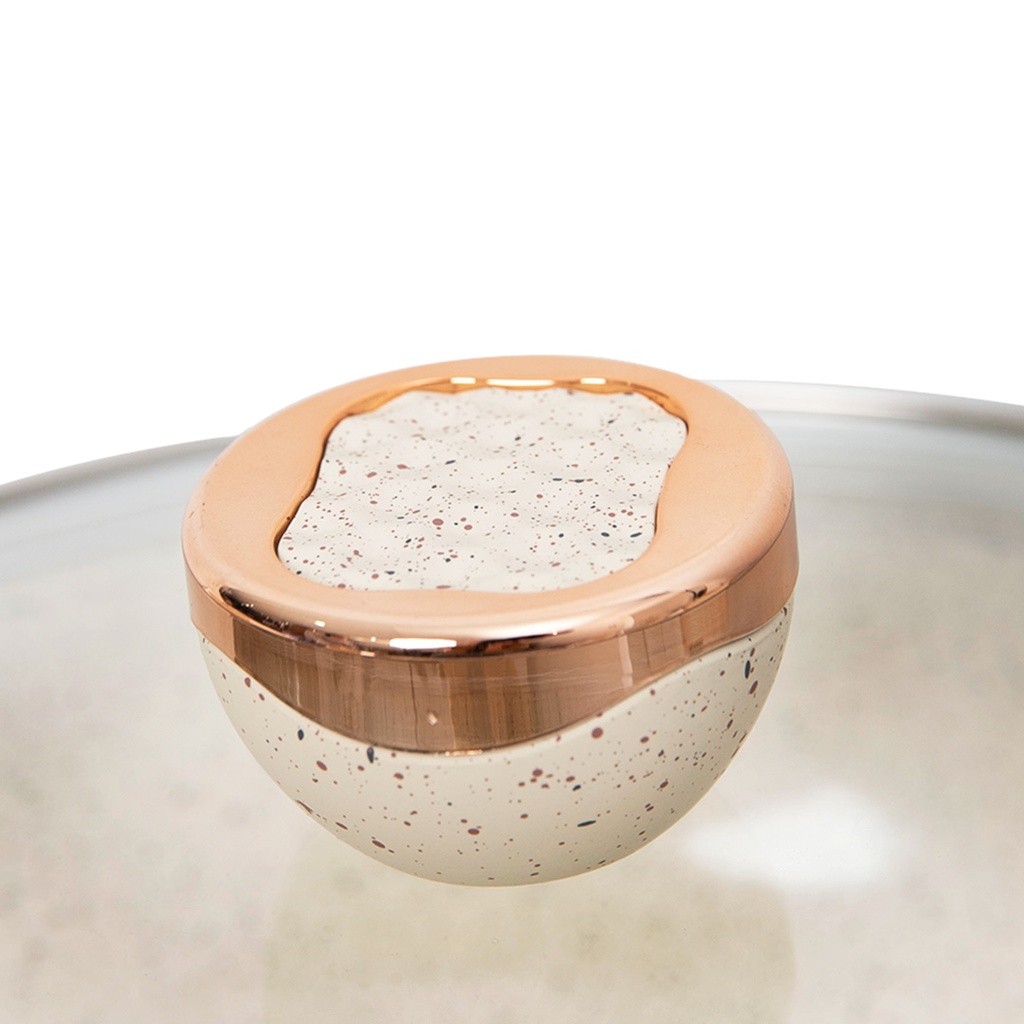 Batterie De Cuisine Sizar 21 Pièces Granite - Beige
