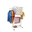 Sèche Linge Mobile Multifonctionnel à 2 Niveaux