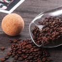 Lot de 3 Boite En verre avec Couvercle en Bois Bambou