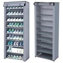 Armoire Chaussures Mobile à 8 niveaux 58x30x158