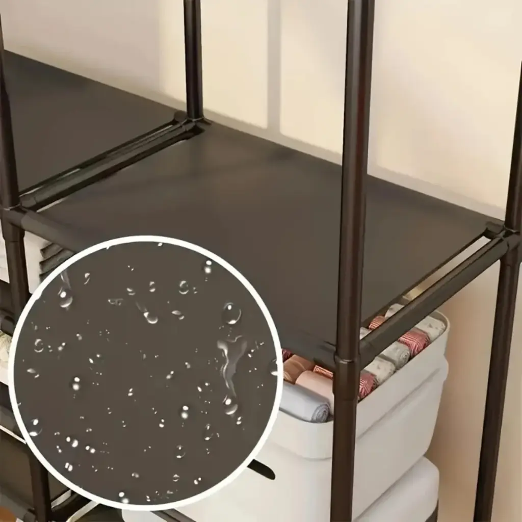 Portant vêtements Et Organisateur à 4 Niveaux de Rangement