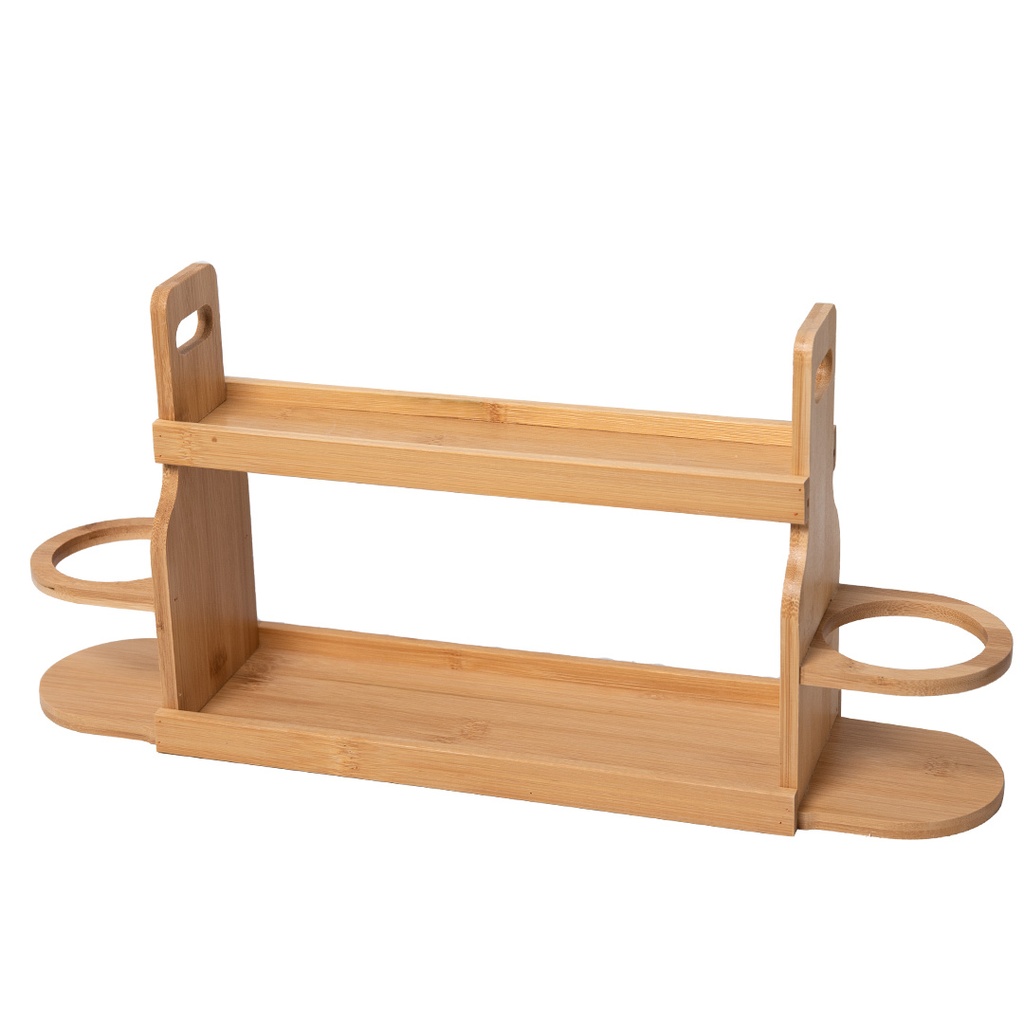 Set Portes Épices 11 Pièces En Verre Avec Support En Bois