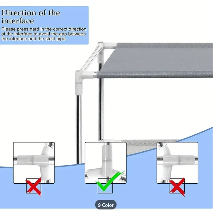 Armoire Chaussures Mobile à 8 niveaux 58x30x158