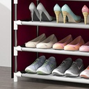 Porte Chaussures- 9 Etagères - Rouge - 58 x 30 x 158 cm