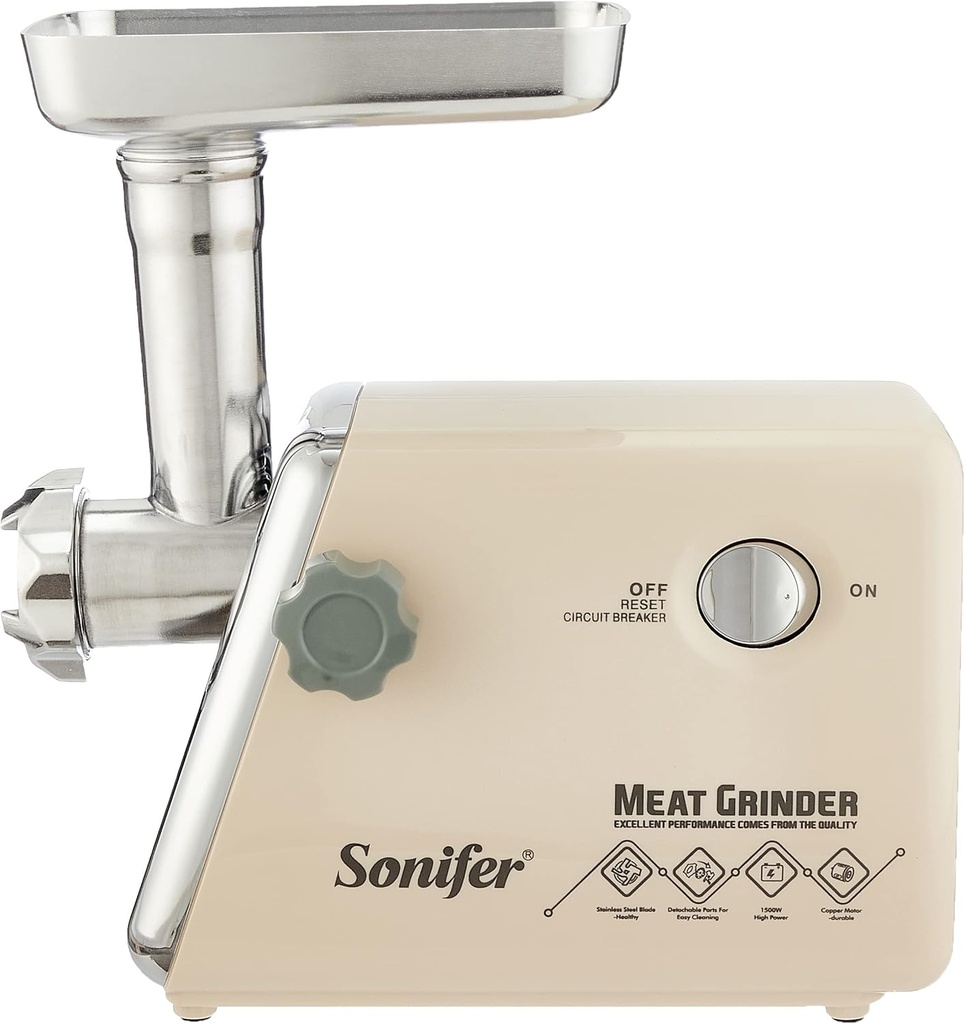 Hchoir à Viande Sonifer 1200W Beige