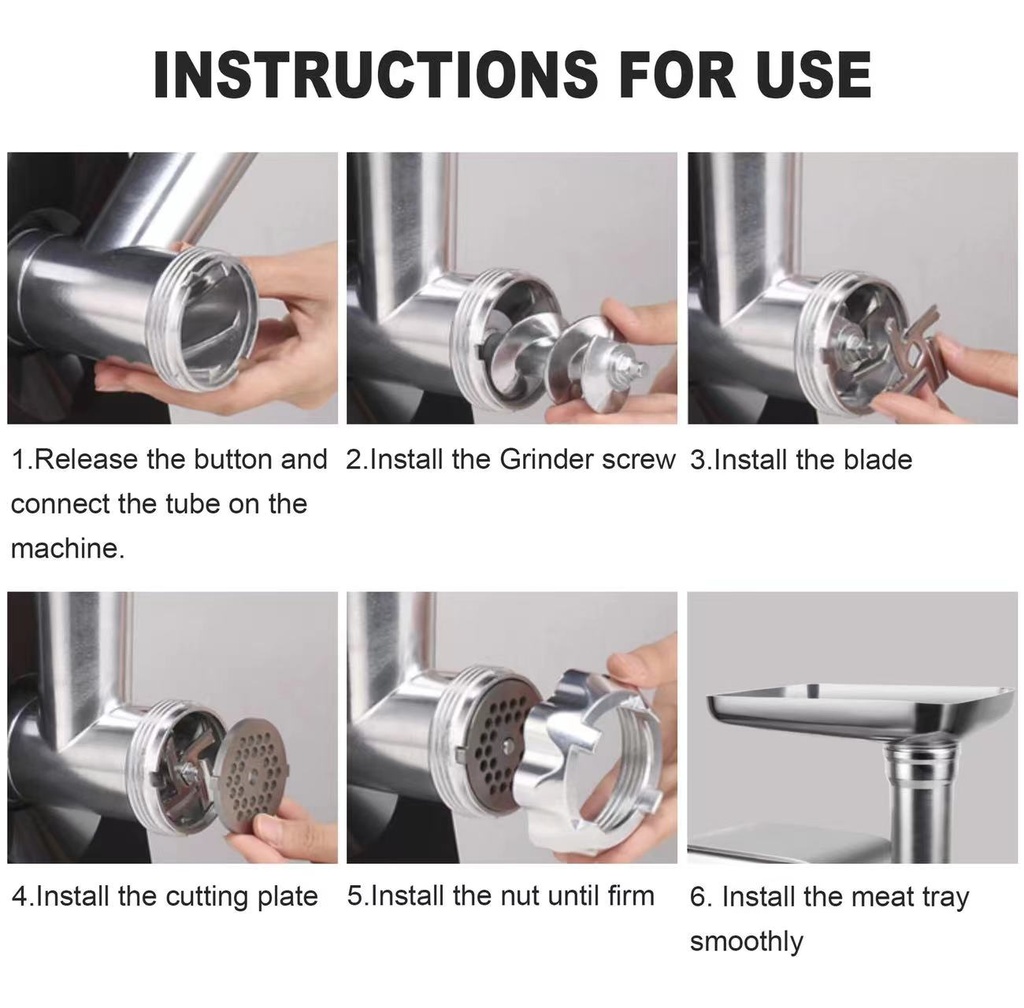 Hchoir à Viande Sonifer 1200W Noir