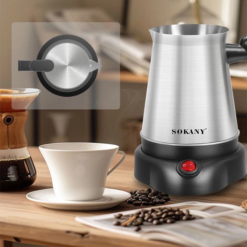 Cafétière a Café Turc En Acier Inoxydable 600W 800ml 